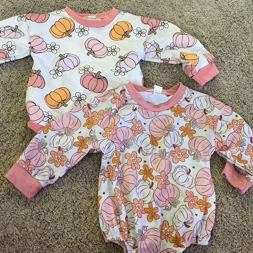 Fall sweater rompers